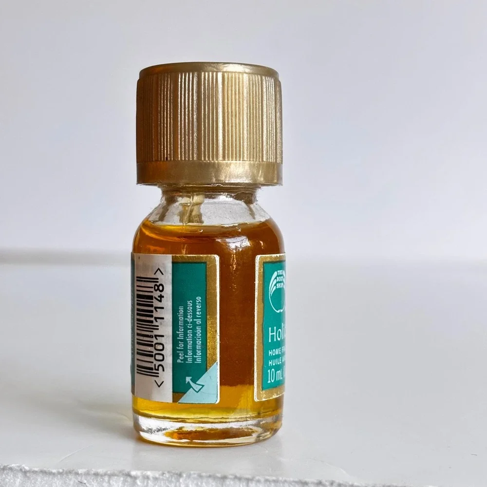 The Body‎ Shop Holiday Pine Home Fragrance Oil 0.33 fl oz Almost Full